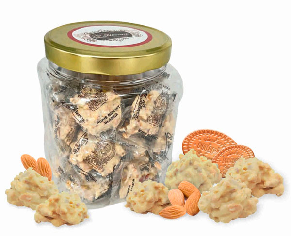 NUPIS BISCUIT BLANCA EN BOTE PLÁSTICO 275 G.